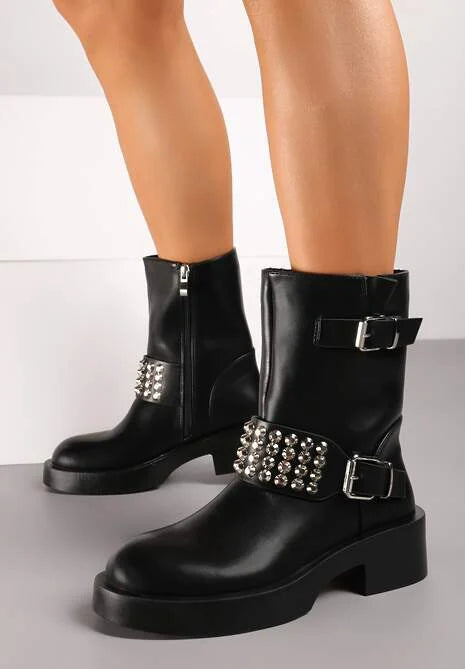 Lena | Czarne Botki