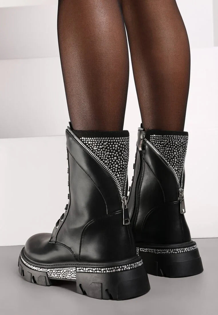Nina | Czarne Botki