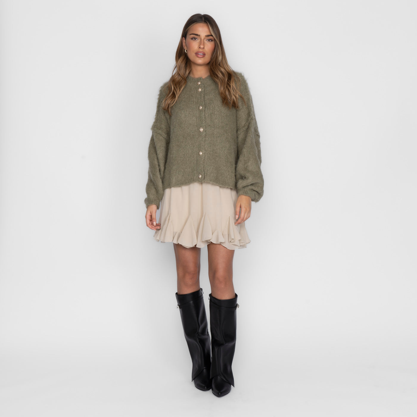 Alicja | Krótki kardigan oversize