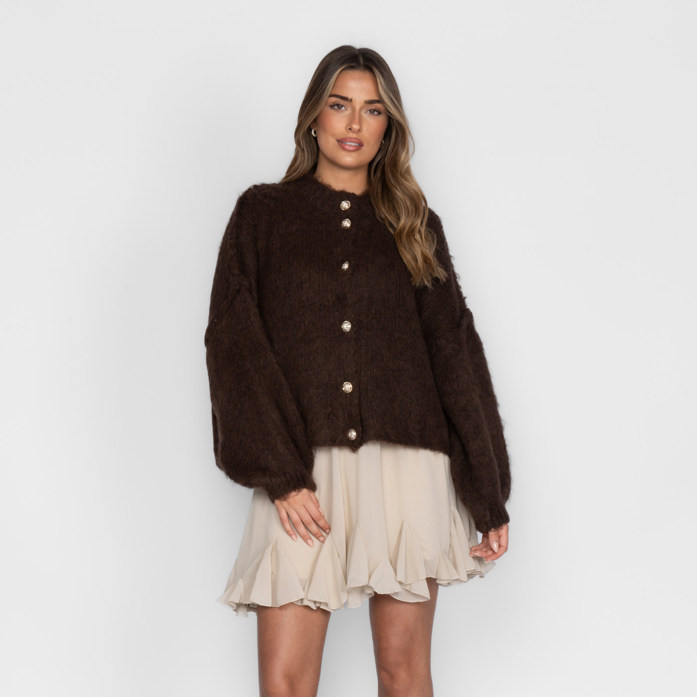 Alicja | Krótki kardigan oversize