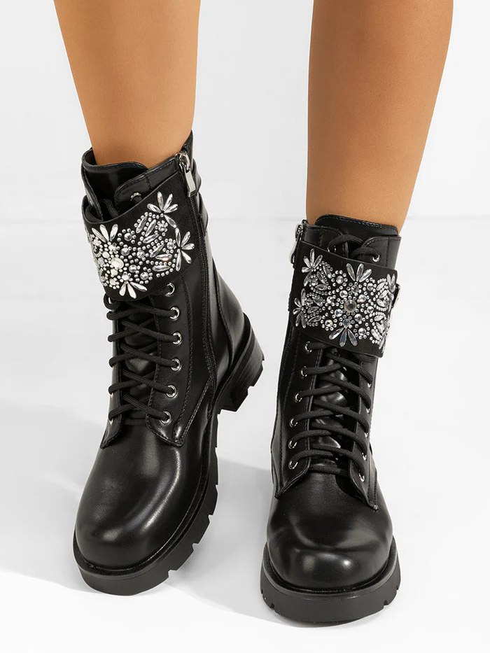 Amira | Srebrne Botki