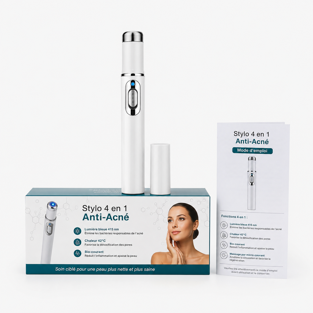 Stylo Anti-Imperfections 4-en-1 – Acne, Boutons, Pores & Cicatrices