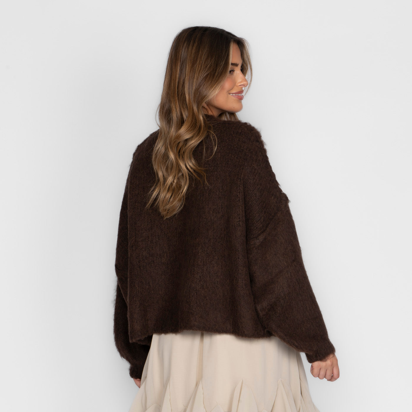 Alicja | Krótki kardigan oversize