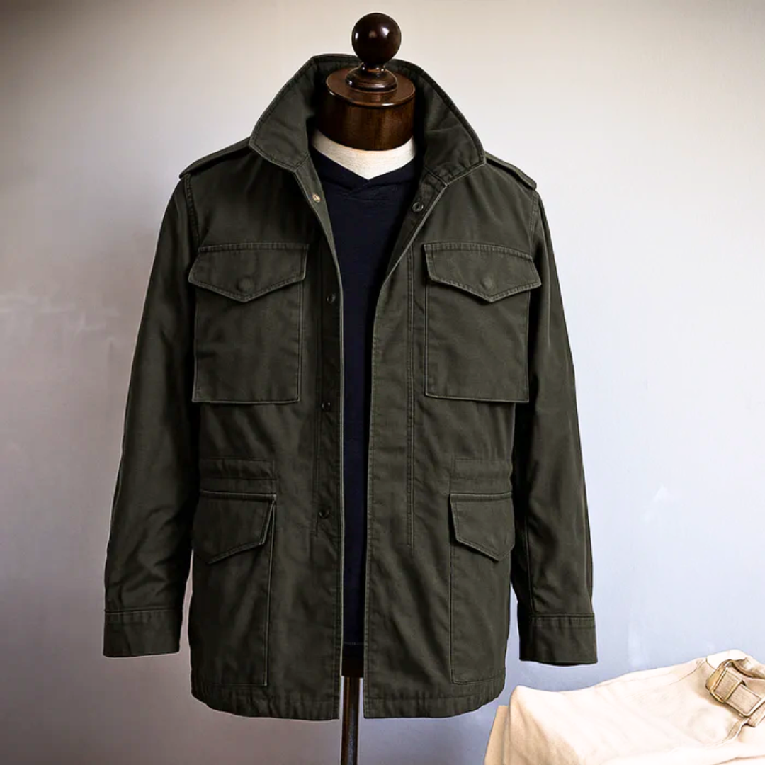 Aurelian | Klasyczna Kurtka Polowa z Kapturem